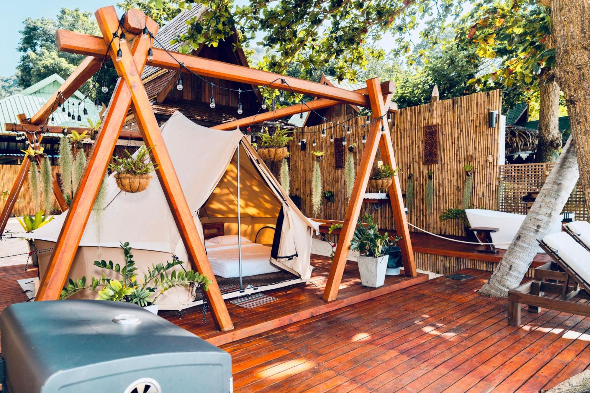 Natures Edge Beachfront Luxury Glamping タオ島 エクステリア 写真
